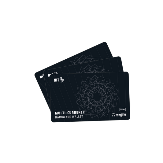 Tangem Wallet Card - Pack 3 Cards