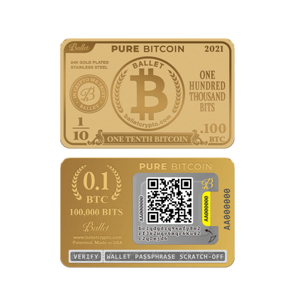 Ballet Pure Bitcoin Signature Set