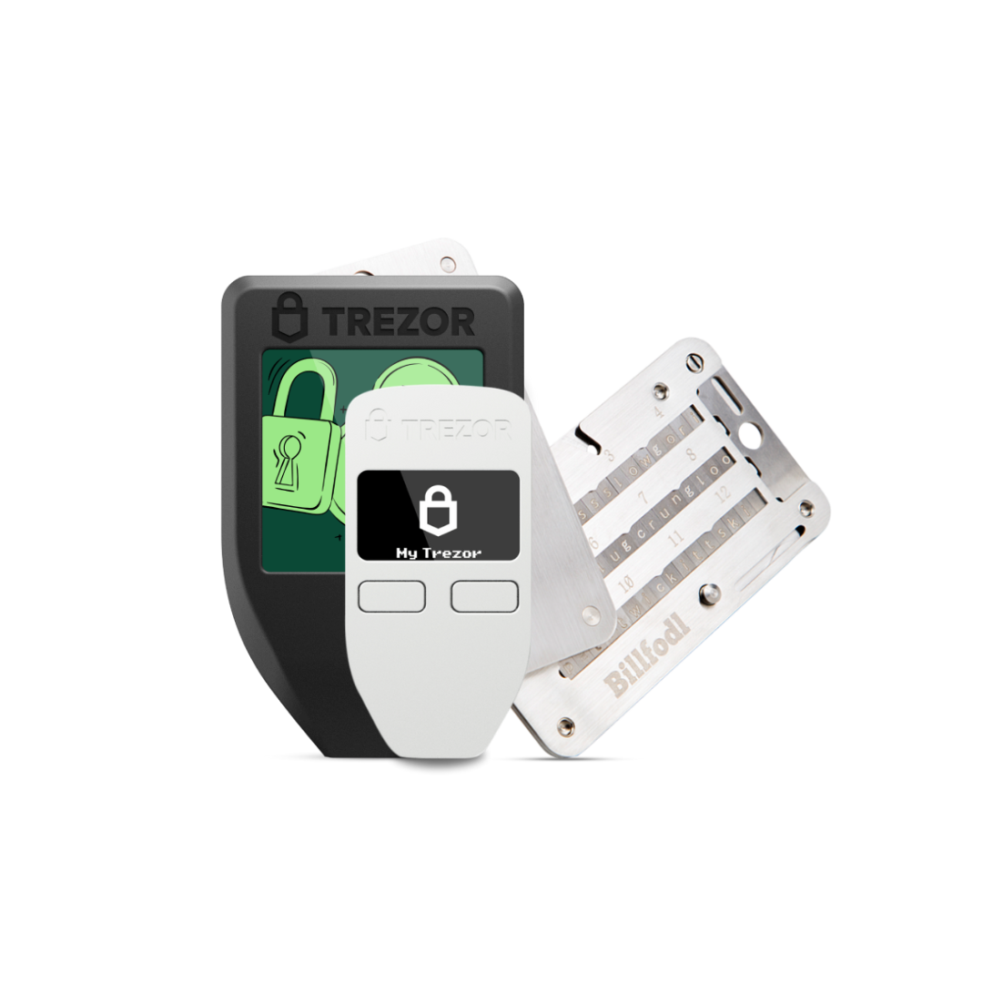 Trezor One + Trezor Model T + Billfodl Pack